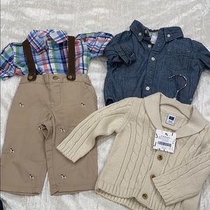 Janie and Jack baby boy bundle